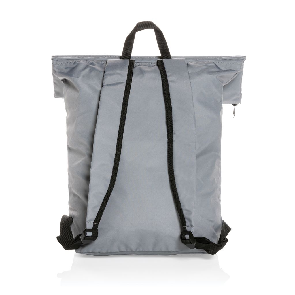 XDP763.17-2Dillon AWARE™ RPET faltbarer Lightweight-Rucksack_ grau