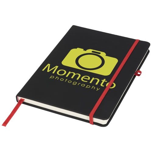 PF210208-3Noir A5 Notizbuch_ schwarz_rot
