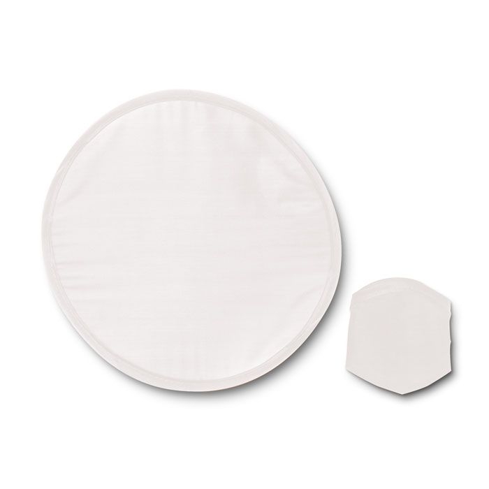 IT3087-06Atrapa Faltbare Polyester Wurfscheibe_ weiss