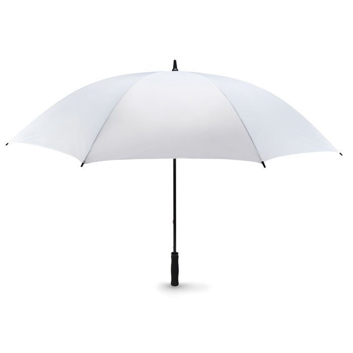 KC5187-06Gruso Regenschirm mit Softgriff_ Weiss