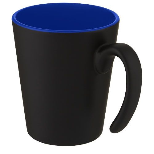 PF100687-5Oli 360 ml Keramikbecher mit Henkel_ blau_schwarz