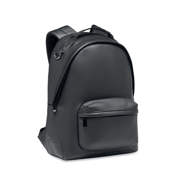 MO2231-03Bai Backpack 15_ Rucksack PU_ Schwarz