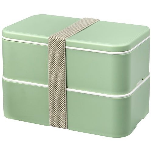 PF210182-4MIYO Renew 700_700 ml Doppel-Lunchbox_ seaglass green_seaglass green_kieselgrau
