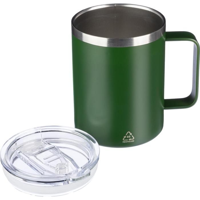 GI1097560-01Doppelwandiger Becher aus Edelstahl _300 ml_ Renate_ schwarz