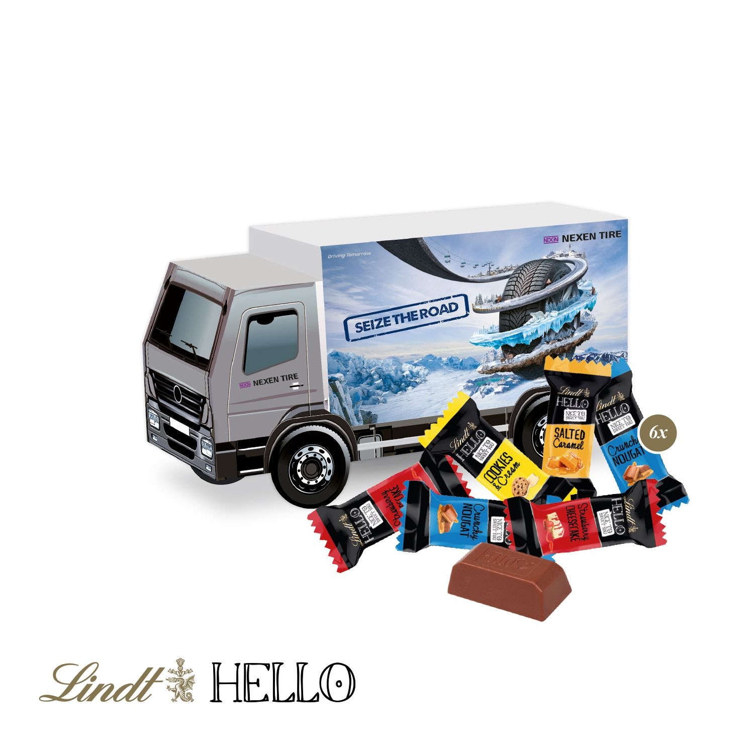 CD955853D Praesent _LKW_ mit Lindt HELLO