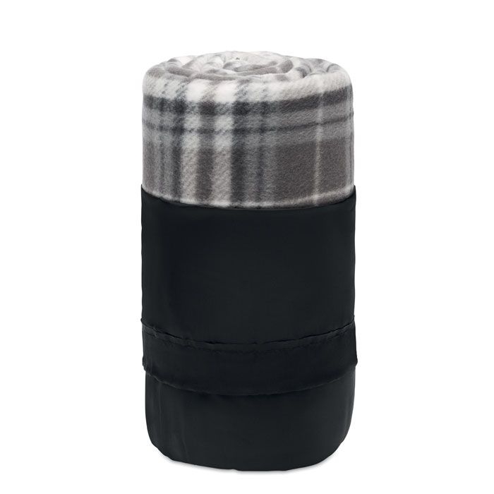 MO9936-07Dinara Rpet RPET Fleece-Reisedecke Karo_ Grau