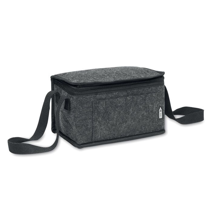 Fooler RPET-Filz-Kühltasche, Steingrau