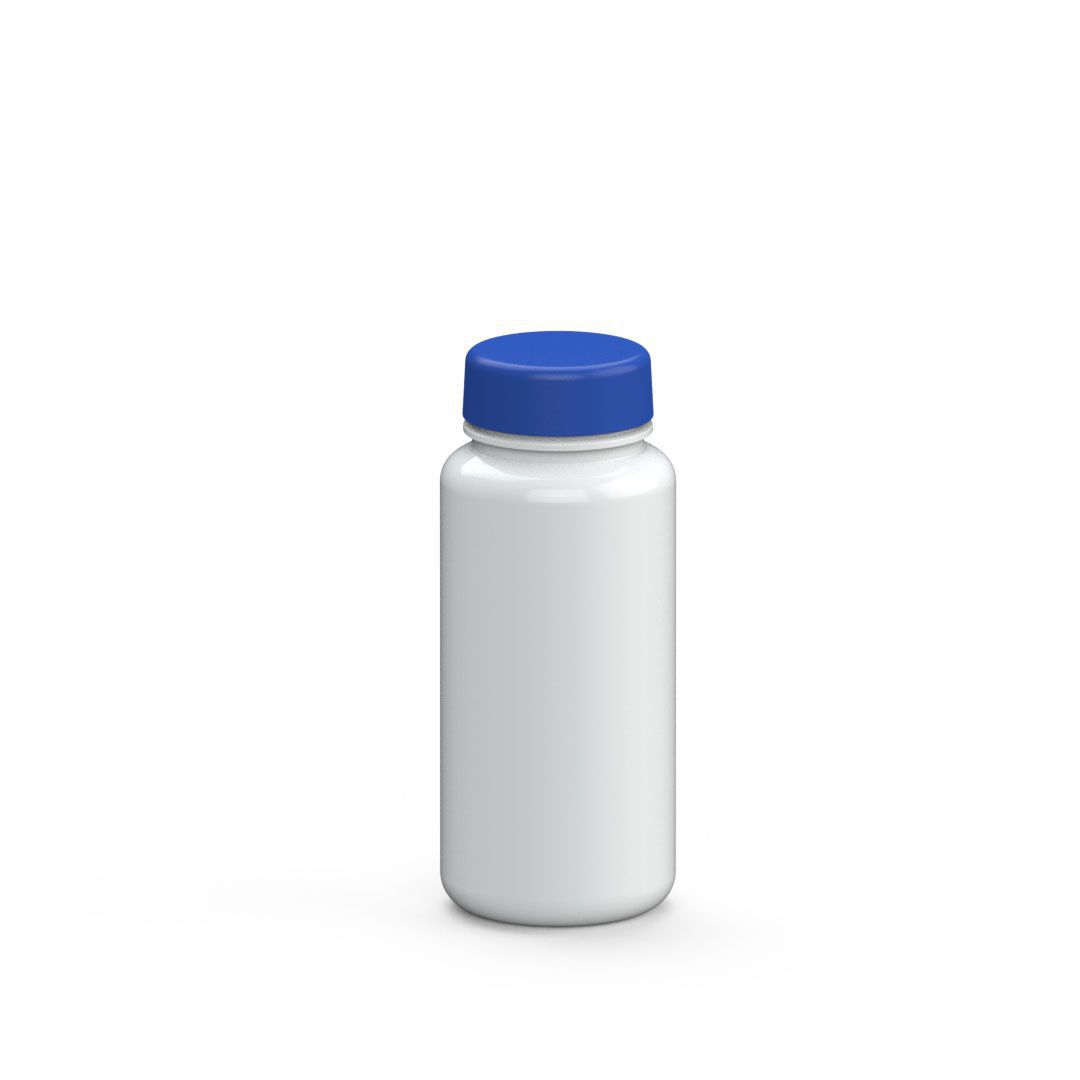 Trinkflasche "Refresh" Colour 0,4 l, weiß, blau