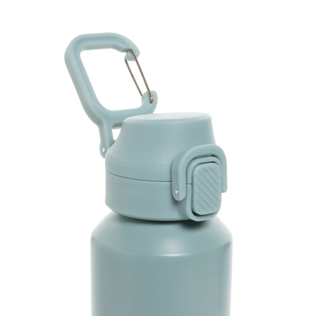 XDP437.50-07Via RCS Re-Steel Sportflasche mit Verschluss_ 600ml_ gruen