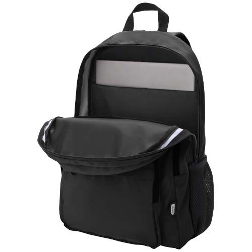 PF130086-6Trend Plus 15_ Laptop-Rucksack aus recyceltem GRS-Material 20 L_ schwarz