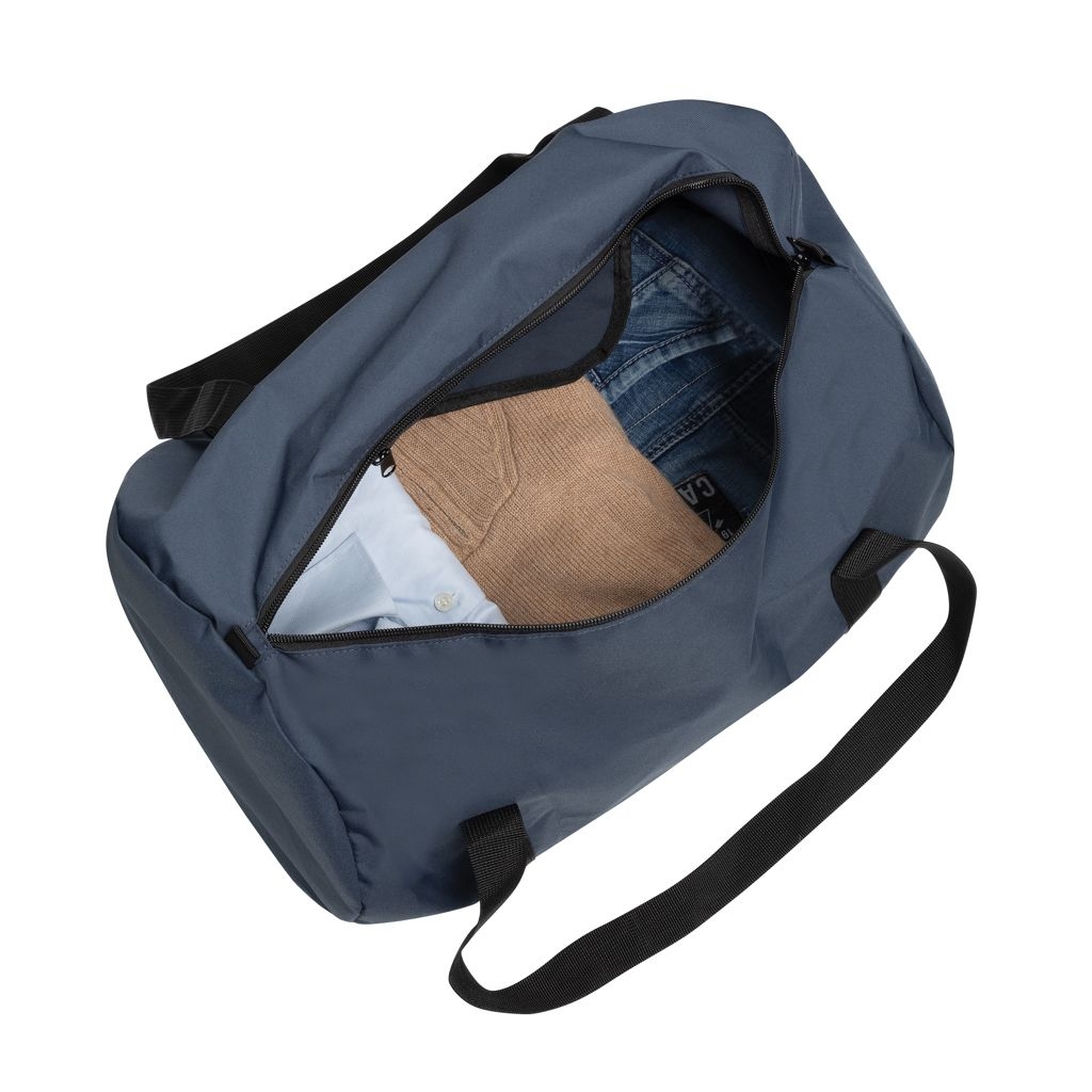 XDP763.18-25Dillon AWARE™ RPET faltbare Sporttasche_ navy blau