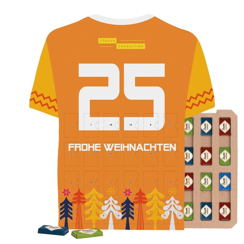 JG20182-1Shape Adventskalender Trikot Eco Sarotti_ Sarotti Schokotaefelchen_ Motiv-Vorlage