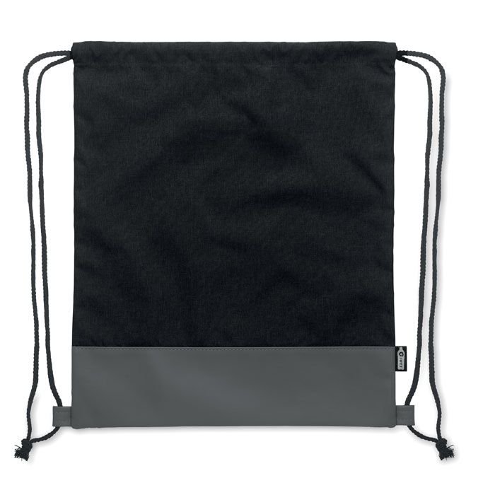 MO2527-03Libag Beutel mit Kordelzug RPET_ schwarz