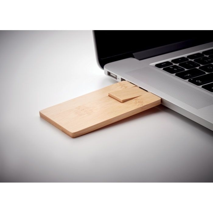 MO1203-40Creditcard Plus 16GB USB Stick Bambus_ Holz_ 16 GB