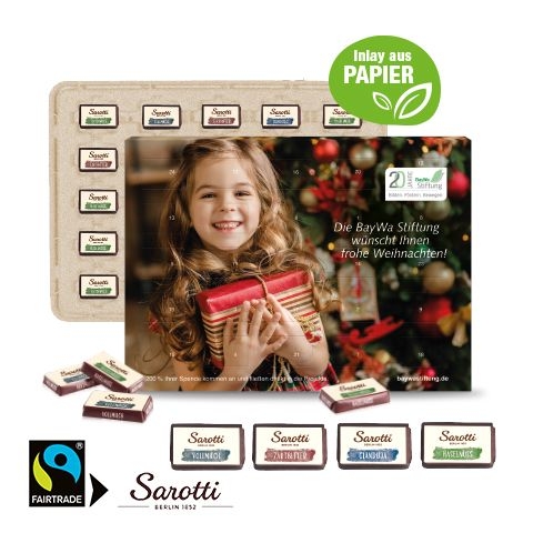 CD55396-01Wand-Adventskalender Sarotti _Business Exklusiv_ Inlay aus Papier_ Motiv-Vorlage