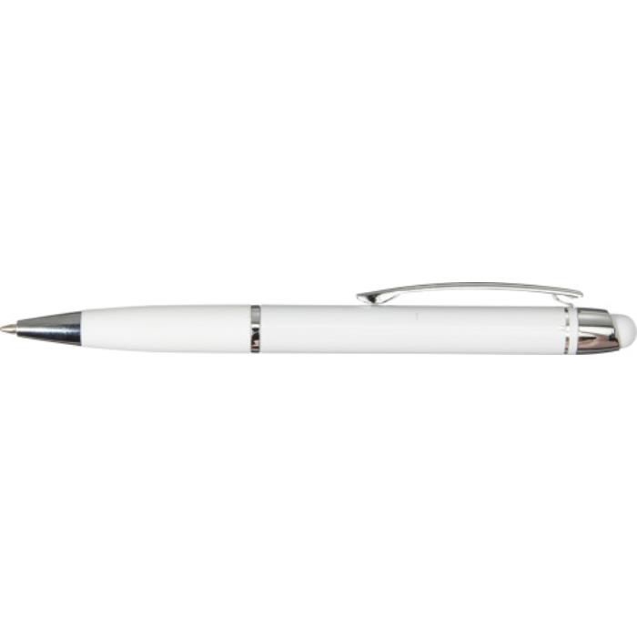 GI7594-02Kugelschreiber aus Metall Pascaline_ Weiss