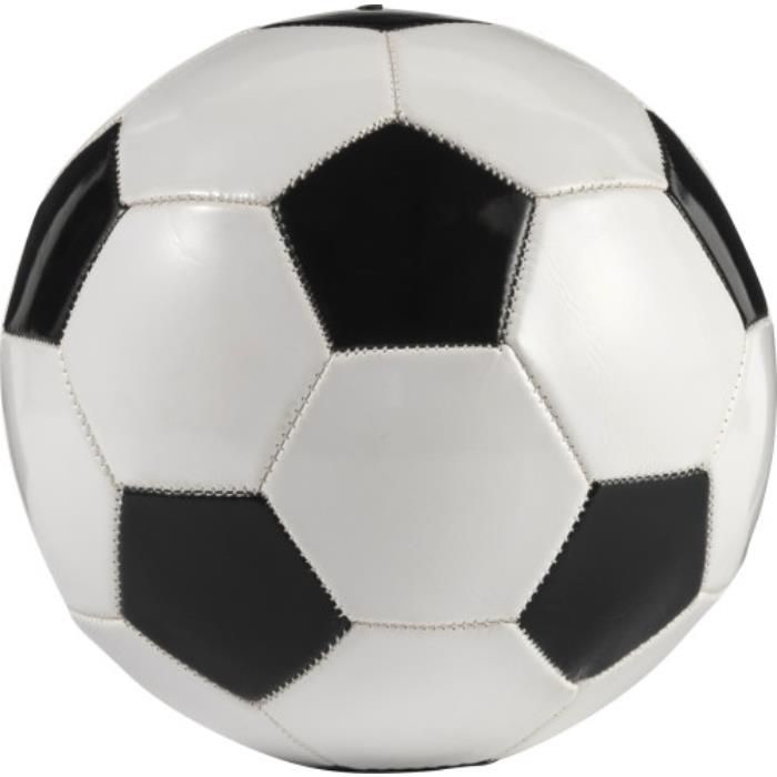 Fußball aus PVC Ariz, Schwarz/weiß
