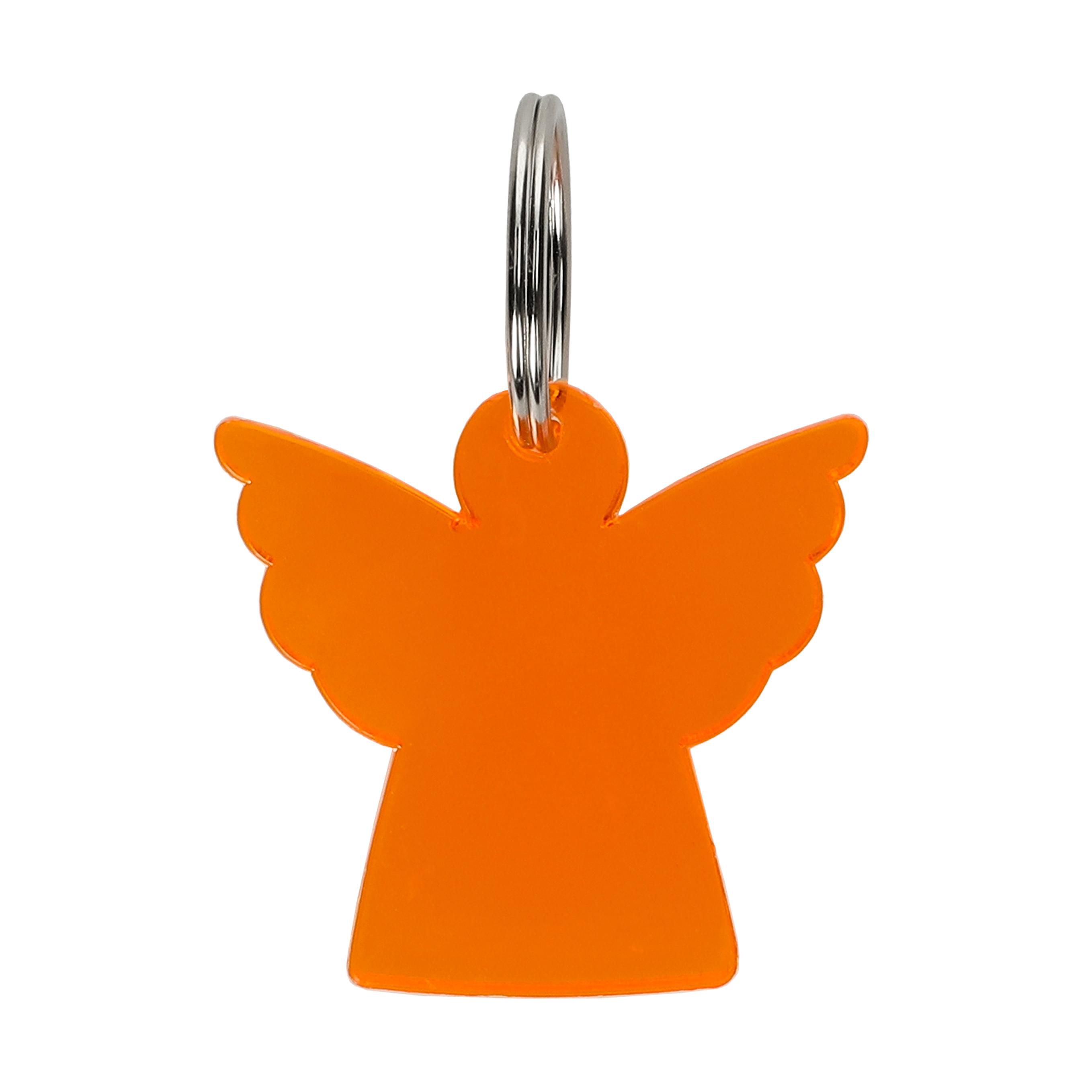 Schlüsselanhänger "Engel", trend-orange PS