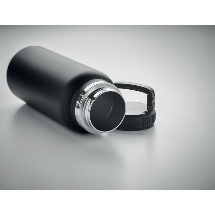 MO6773-03Cleo Large Doppelwandige Flasche 970 ml_ Schwarz
