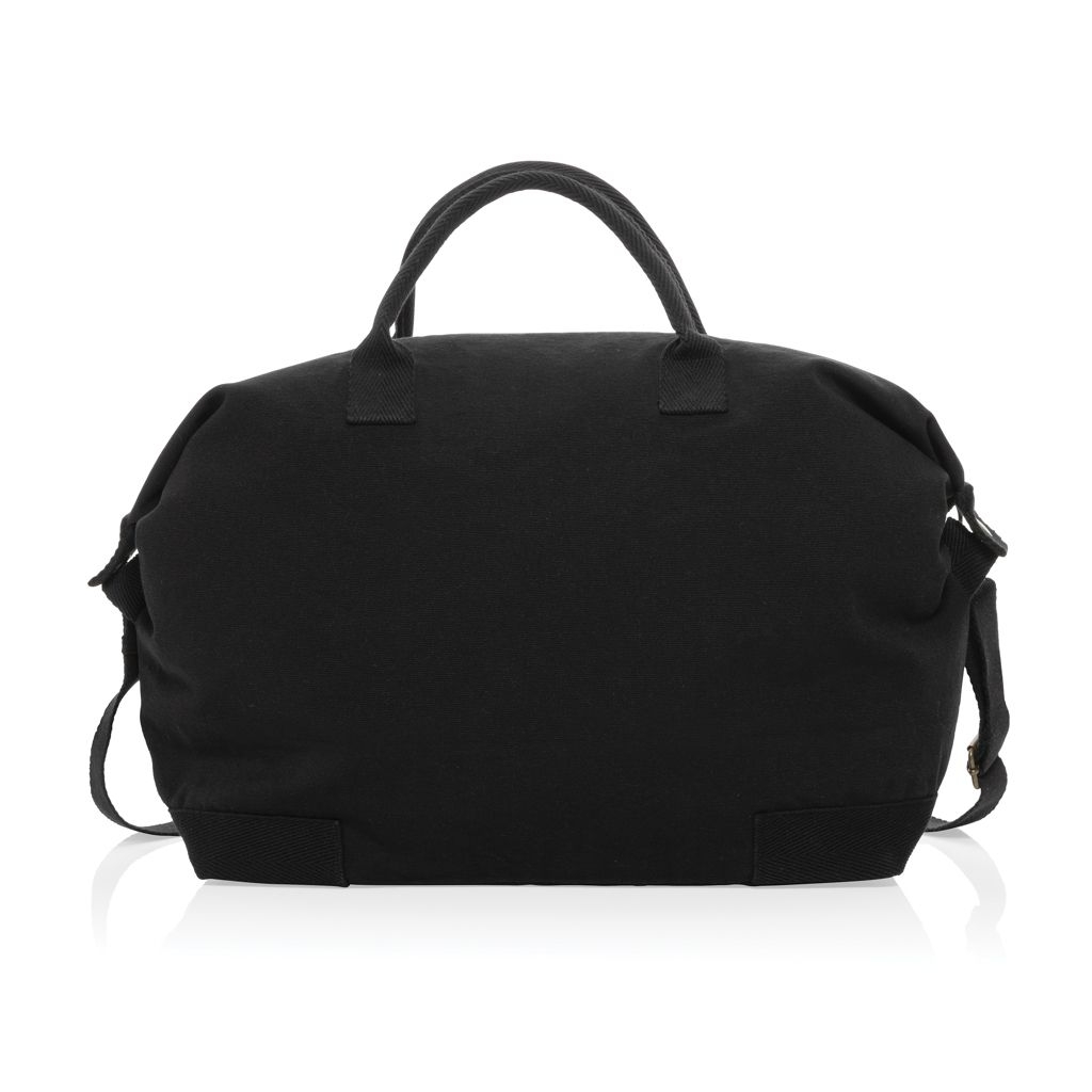 XDP707.17-1Kezar AWARE™ 500g_m² Wochenendtasche aus recyceltem Canvas_ schwarz