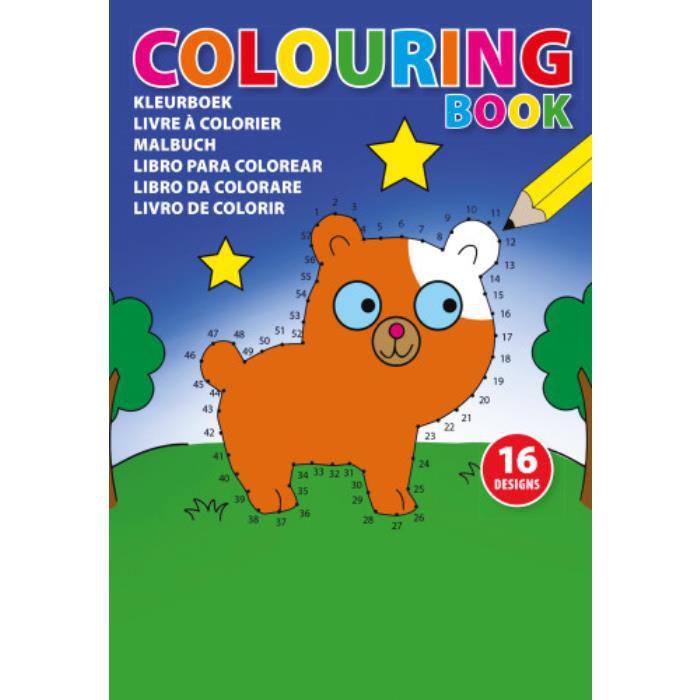 GI4598Kinder Malbuch aus Papier Constanze