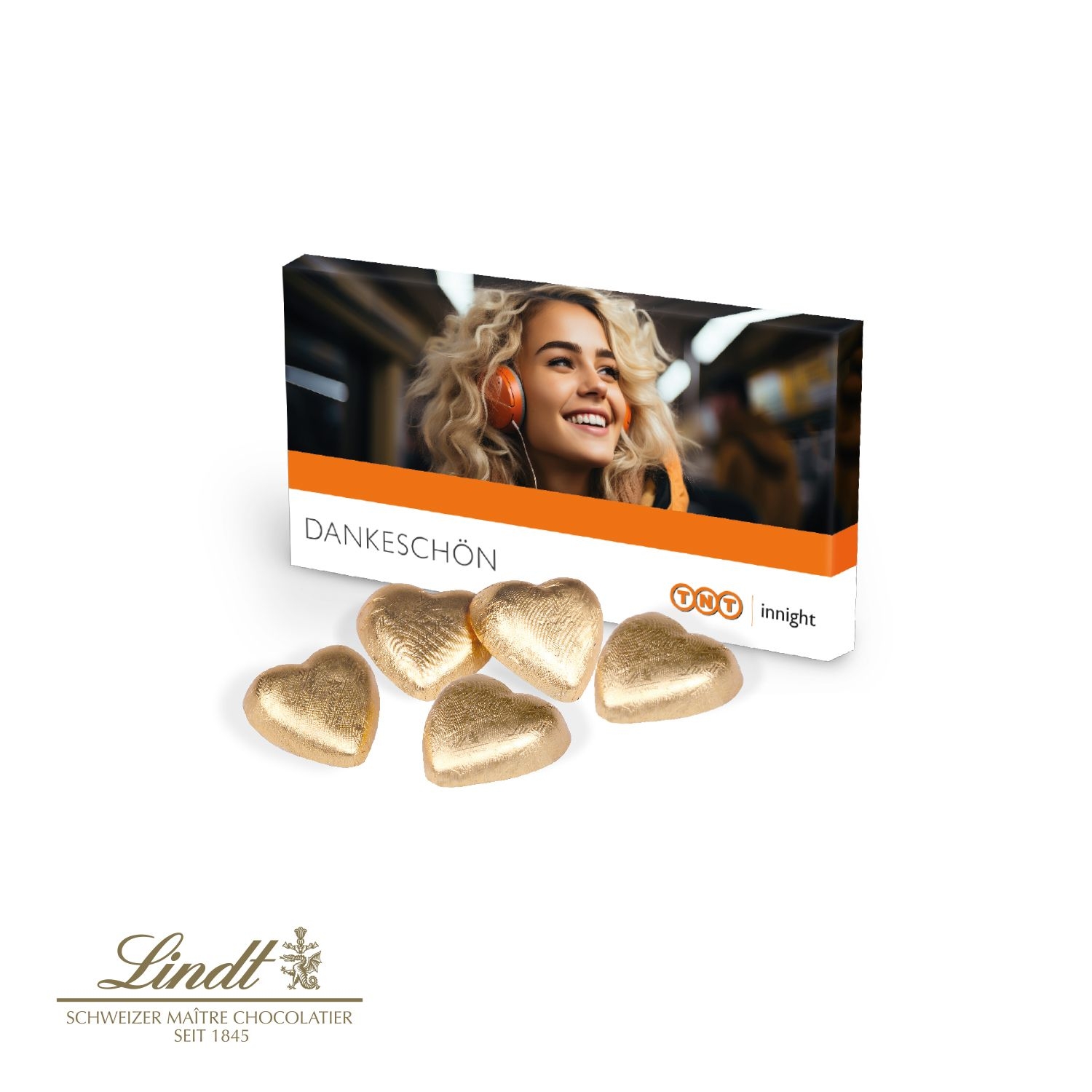CD91001-01Praesentbox mit Lindt Schokoherzen_ Lindt Schokoherzen