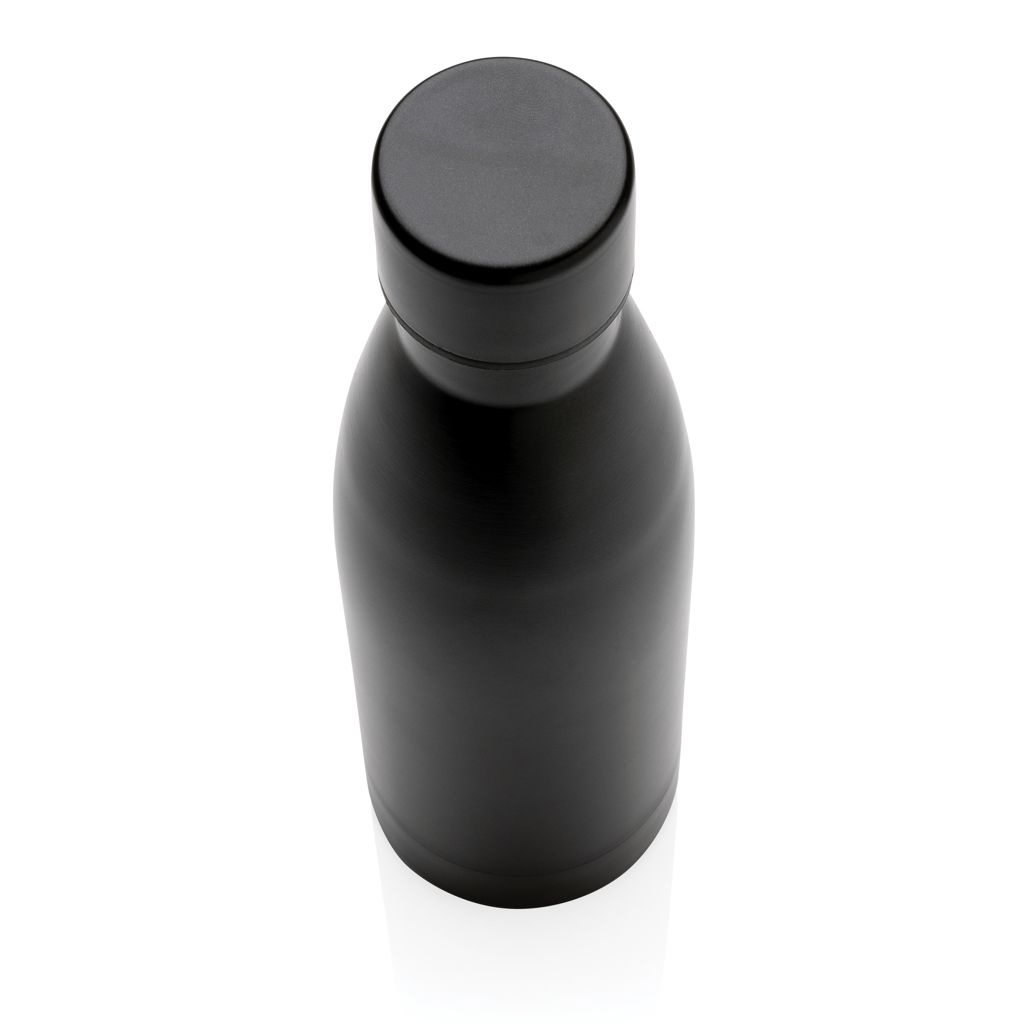 XDP433.27-1RCS recycelte Stainless Steel Solid Vakuum-Flasche_ schwarz