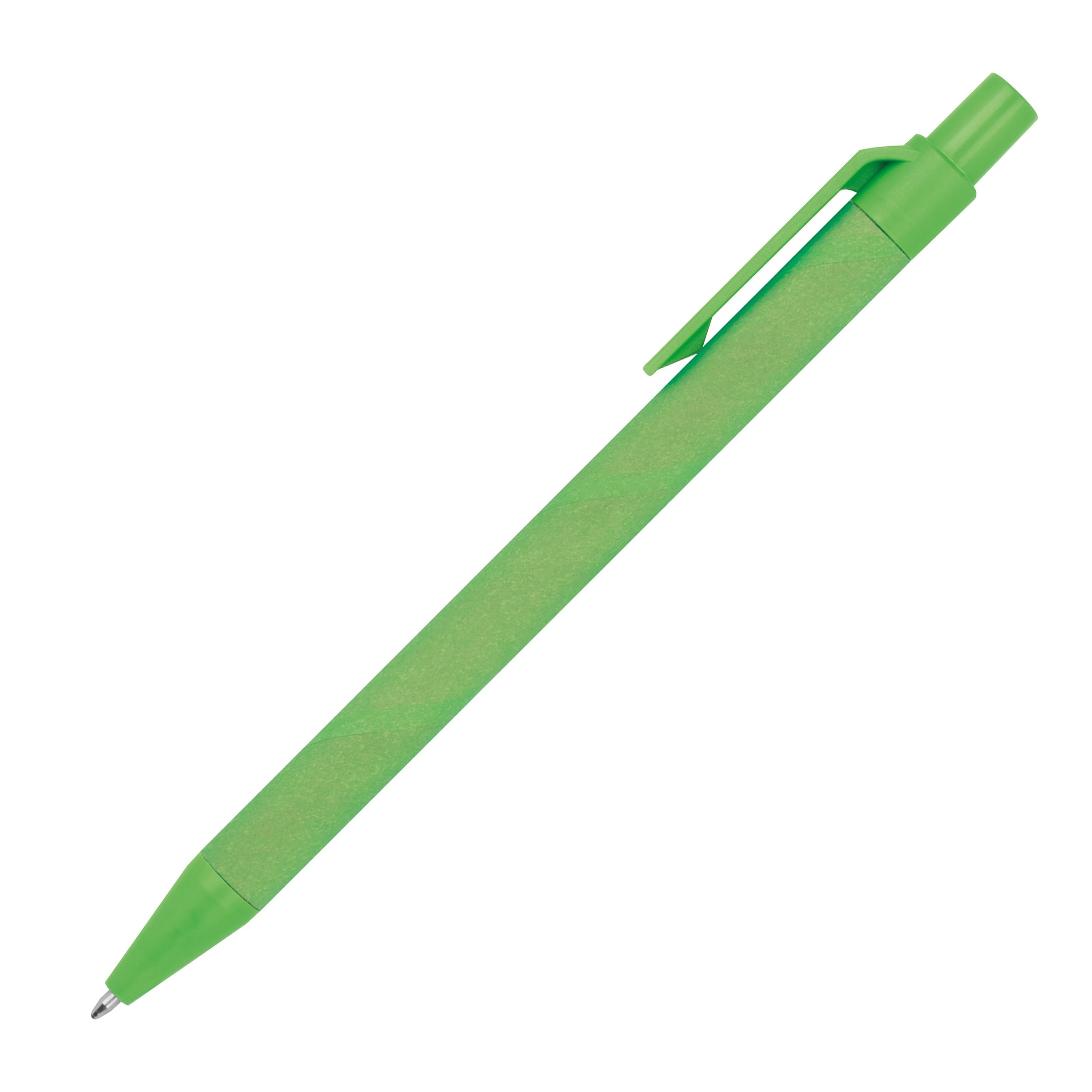 MA12565-09Kugelschreiber aus Papier und Mais_ gruen