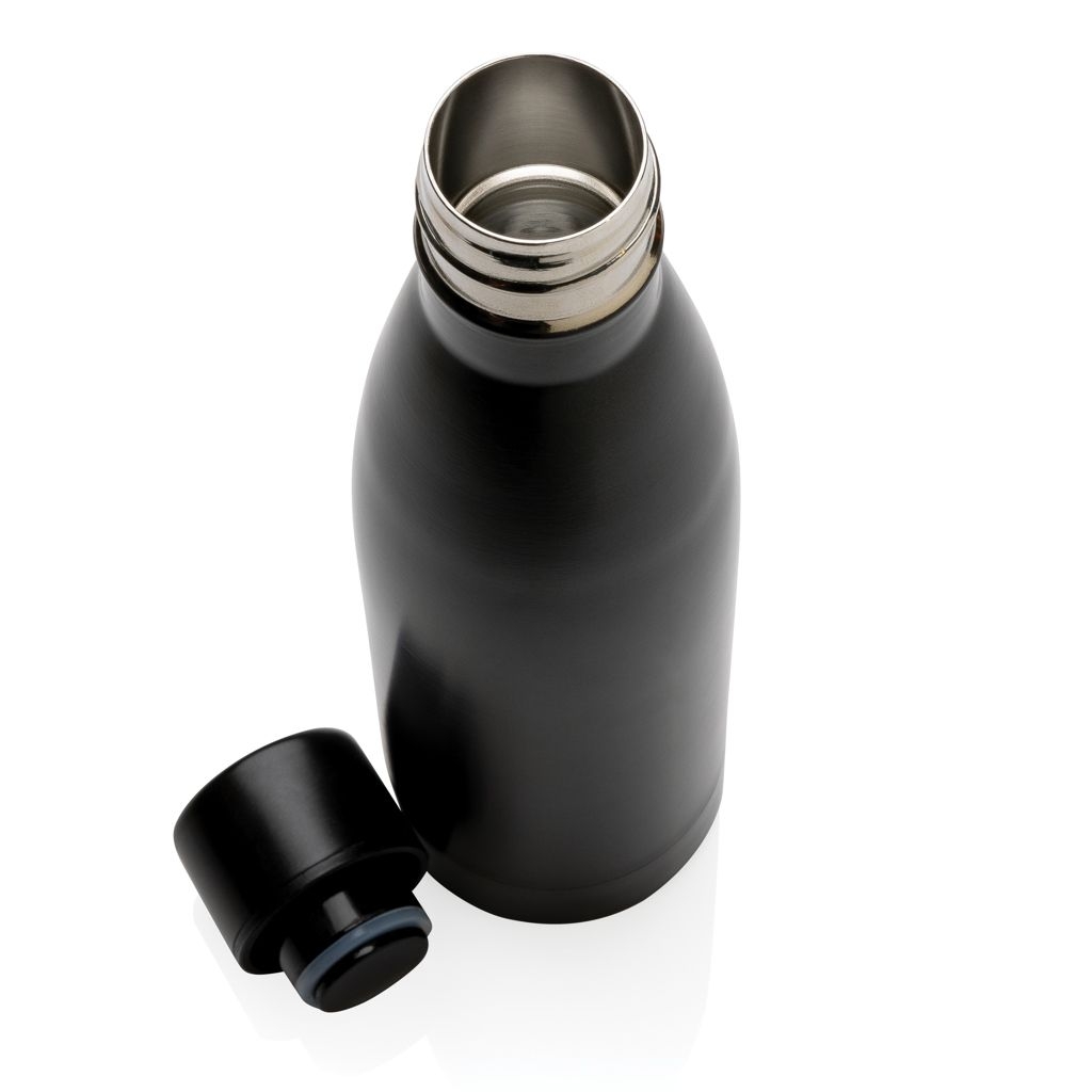 XDP433.27-1RCS recycelte Stainless Steel Solid Vakuum-Flasche_ schwarz