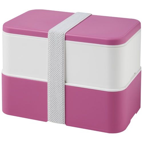 PF210470-5MIYO Doppel-Lunchbox_ rosa_weiss_weiss PF210470-5MIYO Doppel-Lunchbox_ rosa_weiss_weiss