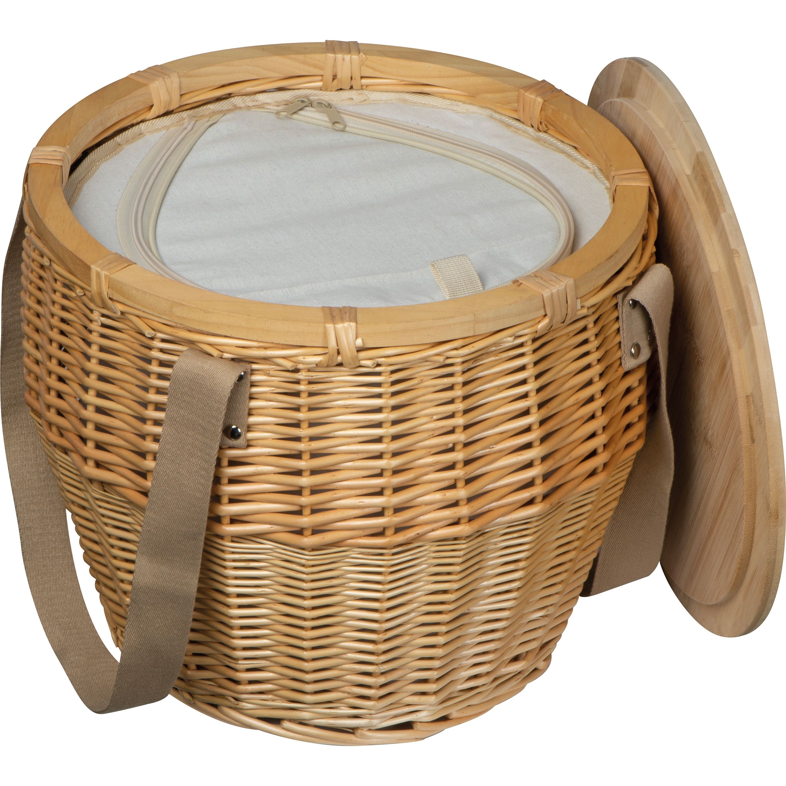 MA62635-13Mark Twain Picknickkorb aus Rattan SONIA_ beige