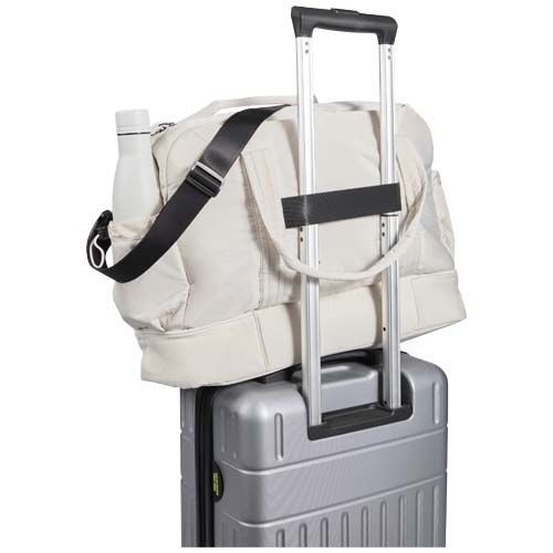 PF130115-1Puffer GRS recycelte Reisetasche mit isoliertem Boden 30L_ sandstone