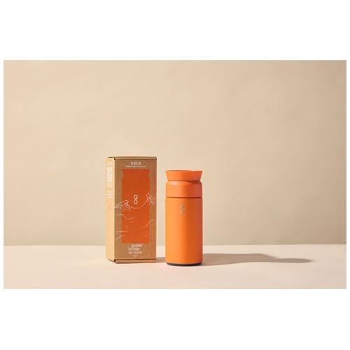 PF100752-1Ocean Bottle 350 ml Brew Flask_ sonnenorange