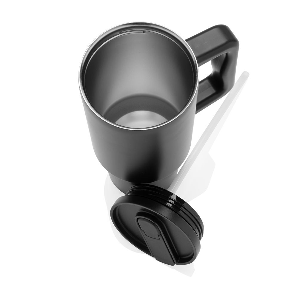 XDP437.34-01Embrace Leakproof aus RCS recyceltem Edelstahl 900ml_ schwarz