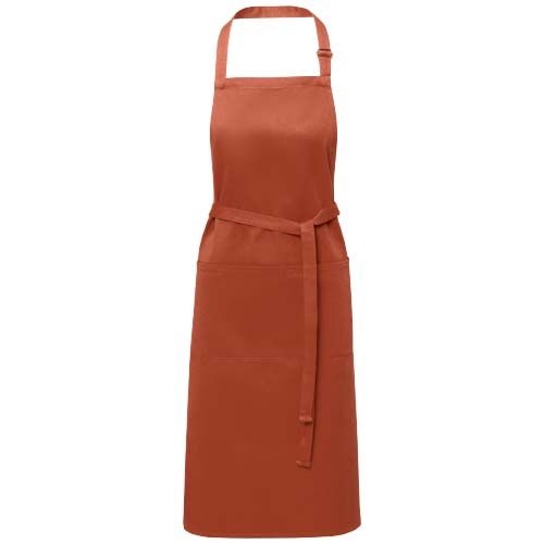 PF113334-7Andrea 240 g_m² Schuerze mit verstellbarem Nackenband_ ziegelstein