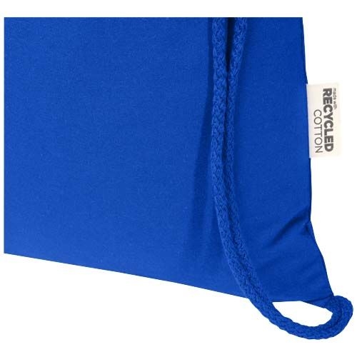 PF120791-4Peru Blend 180 g_m² Sportbeutel aus GRS recycelter Baumwolle 5L_ royalblau