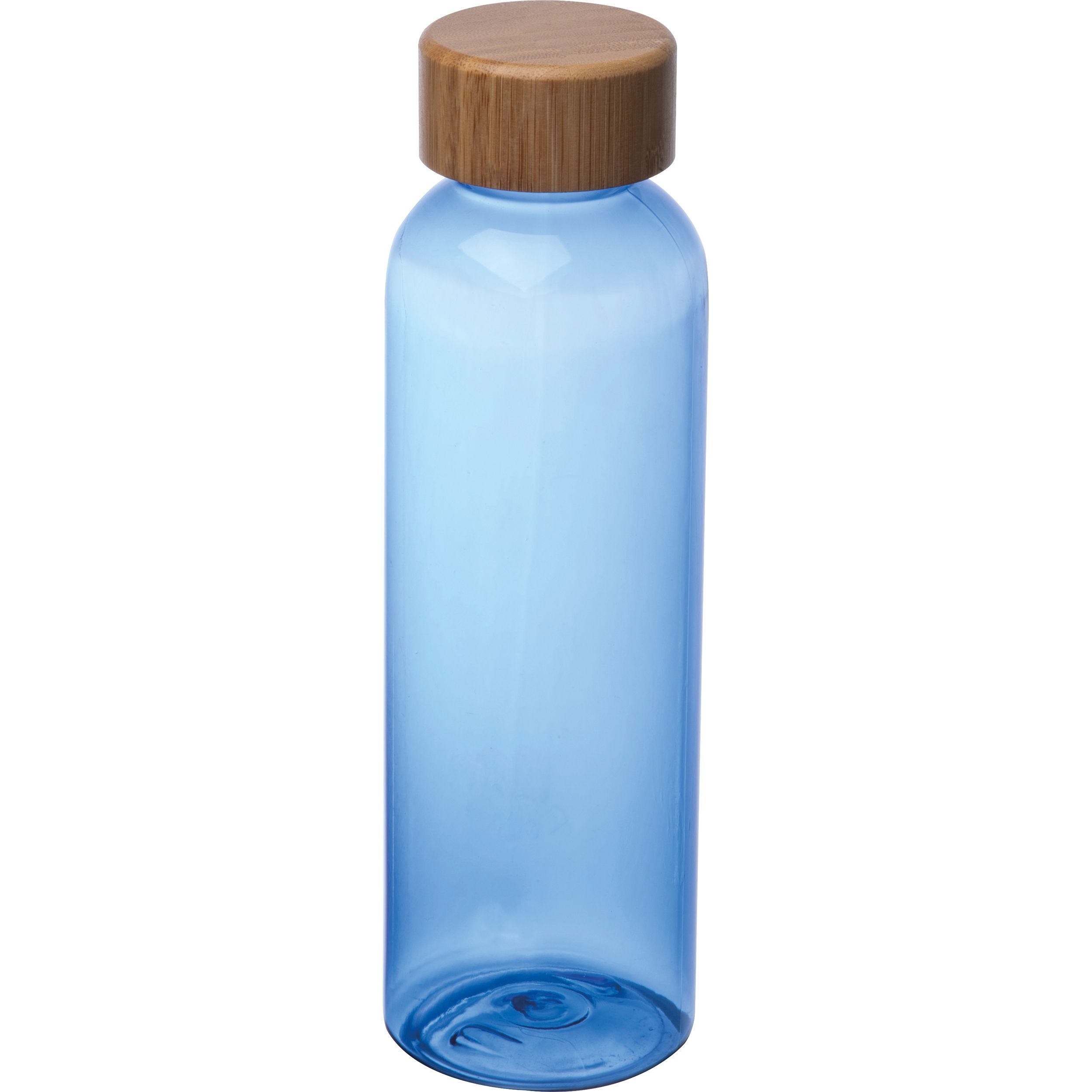MA84822-04Trinkflasche aus PET mit Bambusdeckel_ 500ml  SAMBOR_ blau