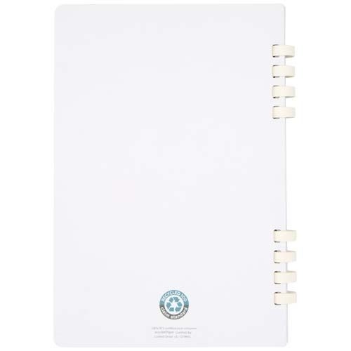 PF107046-1Fil A5 Hardcover RCS recyceltes Spiralnotizbuch_ weiss