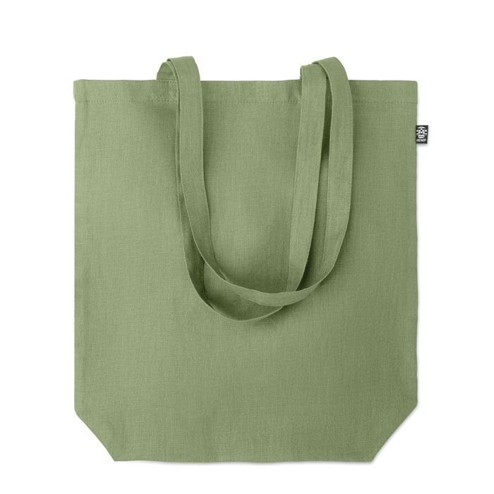 MO6162-09Naima Tote Hanf Shopping Tasche 200 g_m²_ Gruen