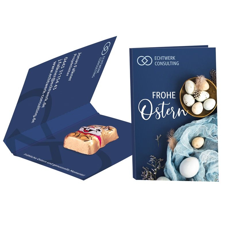 JG30013Werbekarte Visitenkartenformat Ostern