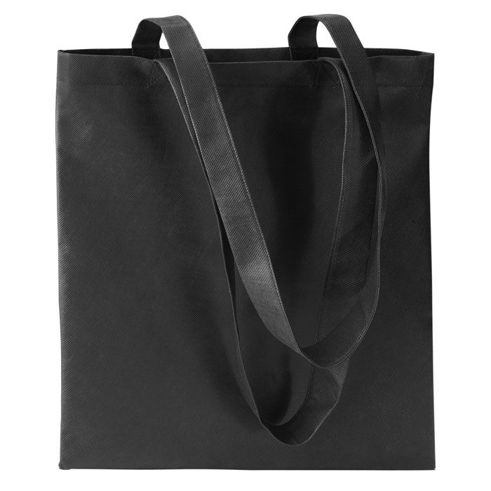 Totecolor Einkaufstasche aus Vliesstoff, schwarz