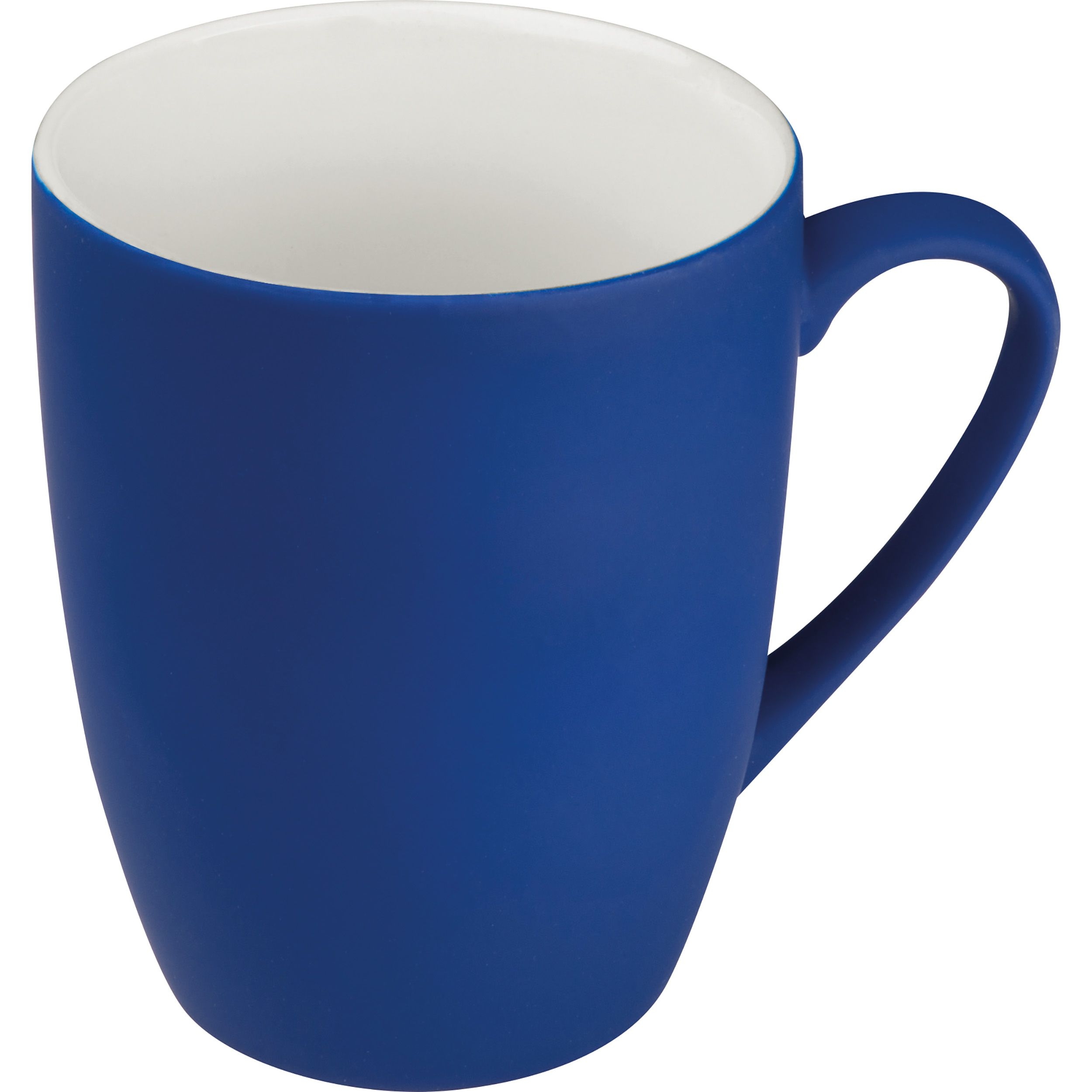 MA80655-04Tasse aus Porzellan_ aussen gummiert_ 300ml_ blau