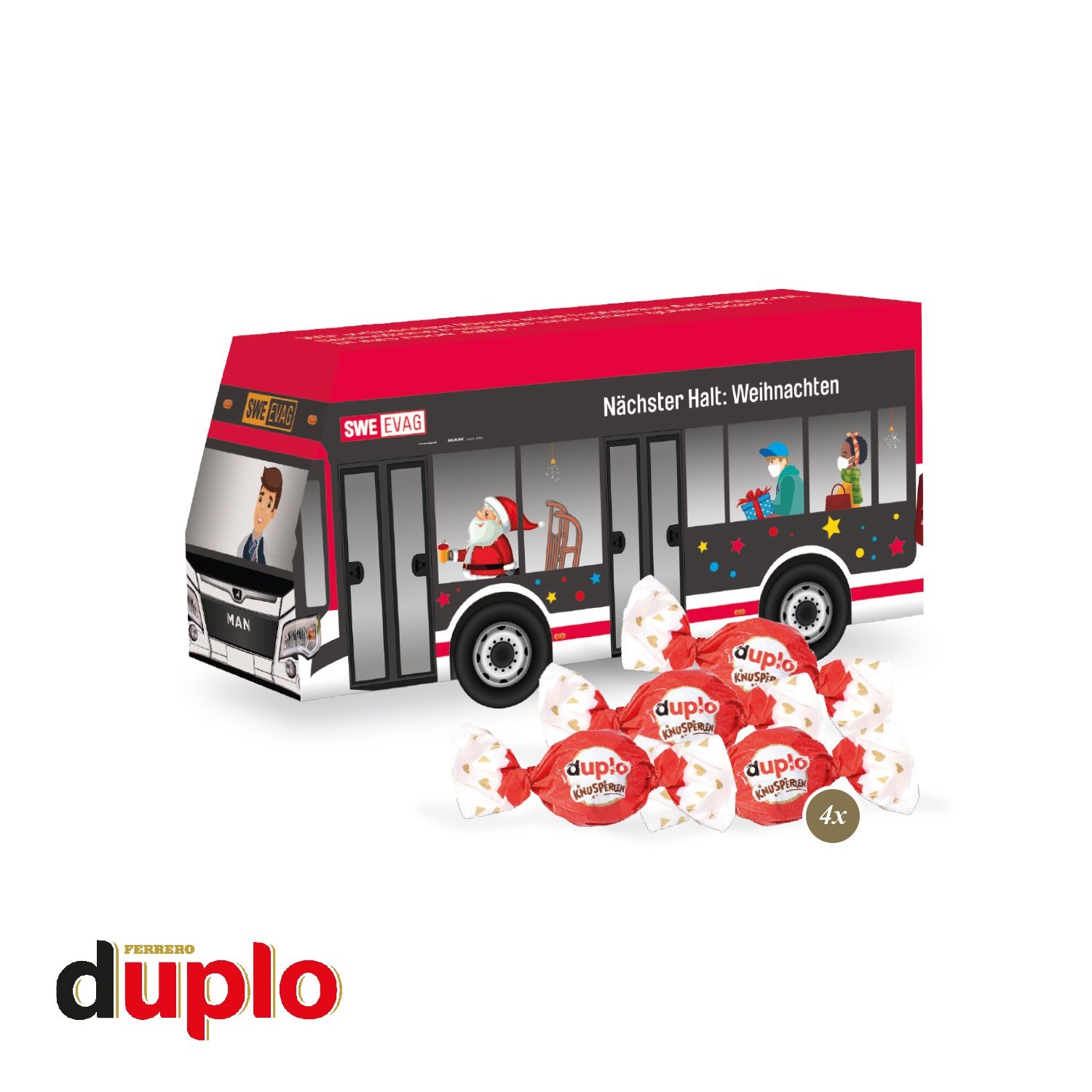 CD95562-013D Praesent _Bus_ mit duplo Knusperlen_ Duplo Knusperlen
