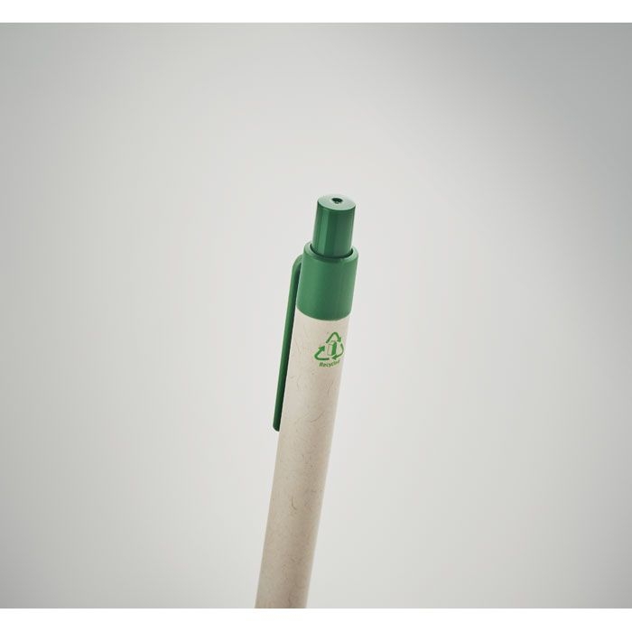 MO6822-09Mito Pen Kugelschreiber Milchkarton_ Gruen