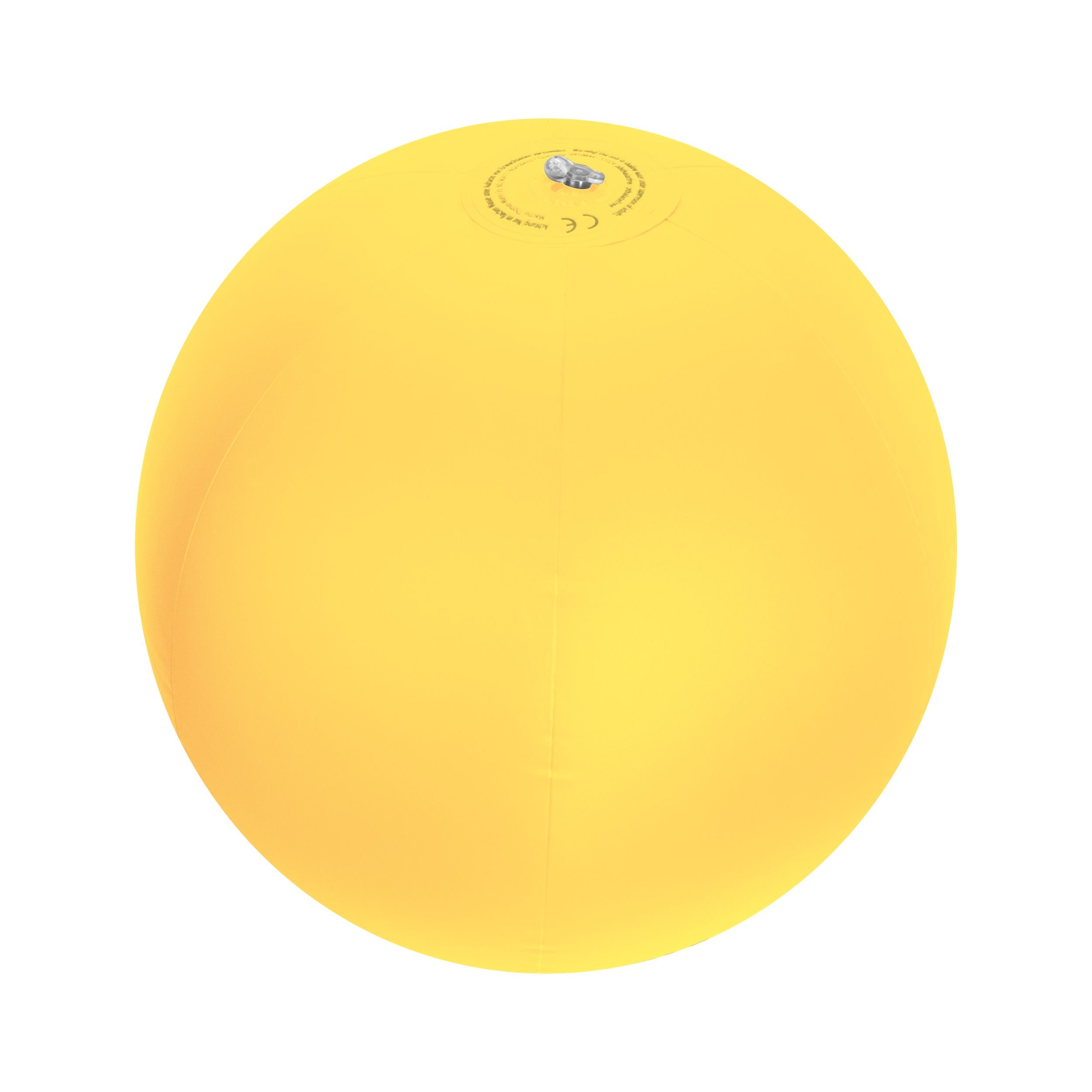 MA51029-08Strandball aus PVC mit einer Segmentlaenge von 40 cm_ gelb