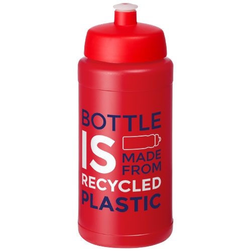 PF210444-6Baseline Recycelte Sportflasche_ 500 ml_ rot_rot