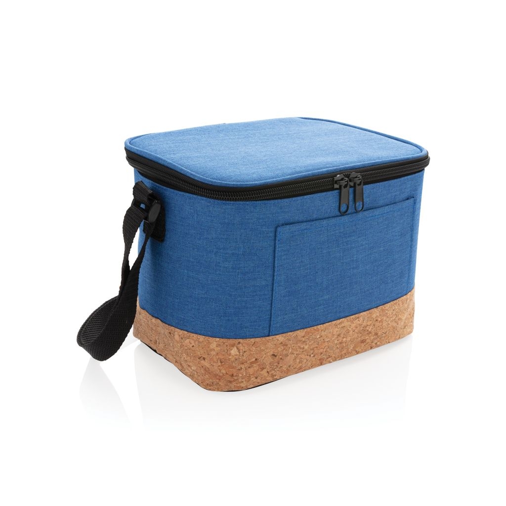 XDP422.26-5Two-Tone Kuehltasche mit Korkdetails_ blau