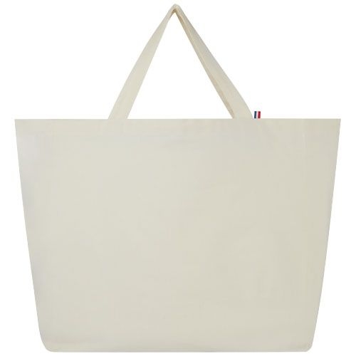 PF120696-1Cannes 200 g_m² Shopper Tragetasche aus recyceltem Material 10L_ natur