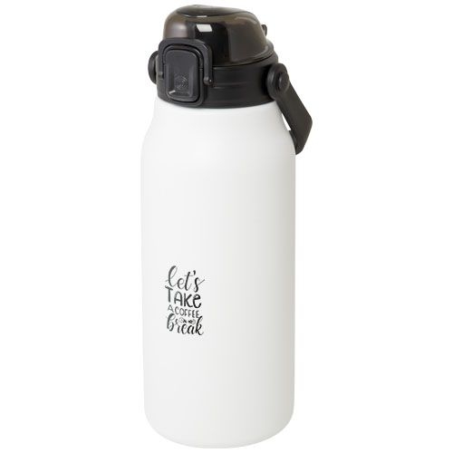 PF100789-1Giganto 1600 ml RCS-zertifizierte Kupfer-Vakuum Isolierflasche aus recyceltem Edelstahl _ weiss