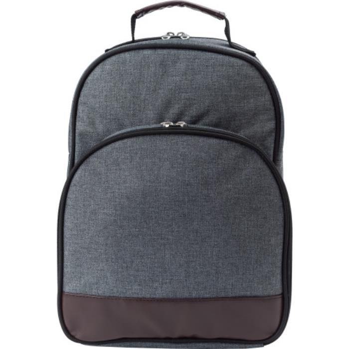 GI9269-03Picknick-Kuehlrucksack aus Polycanvas Jolie_ Grau